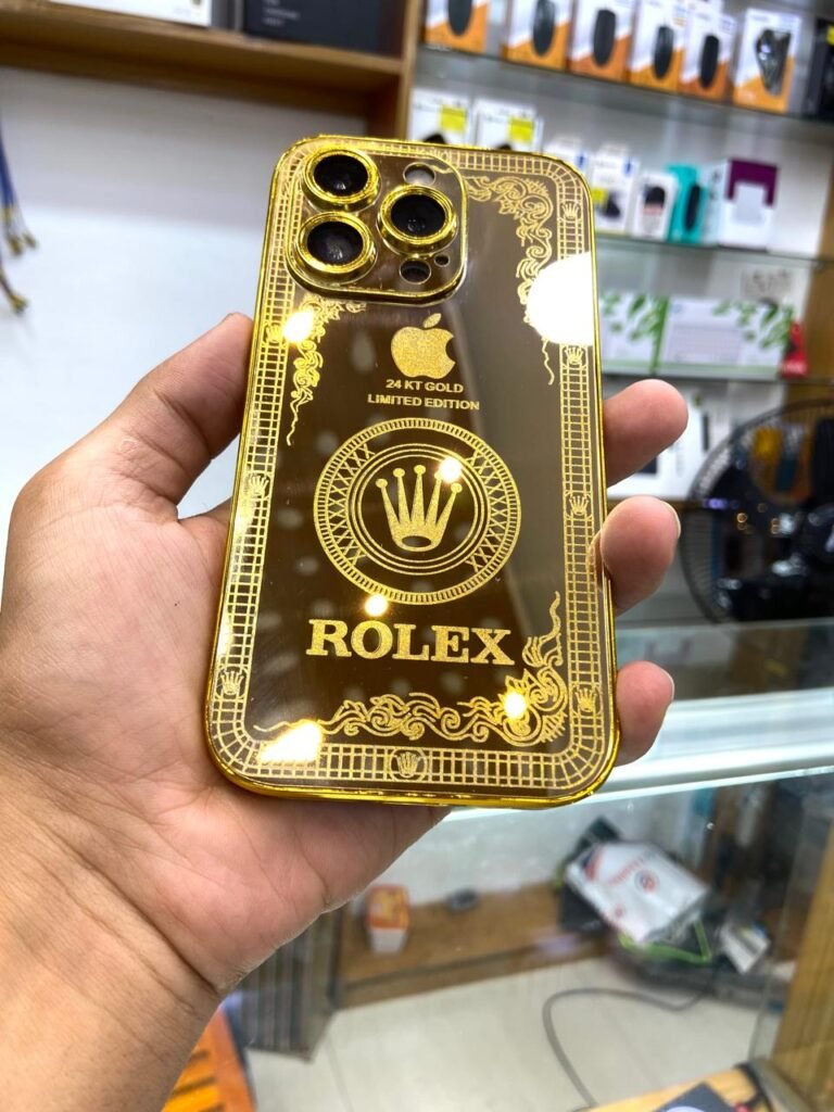 Premium Rolex Style Gold Plated iPhone Case | ClickWrap