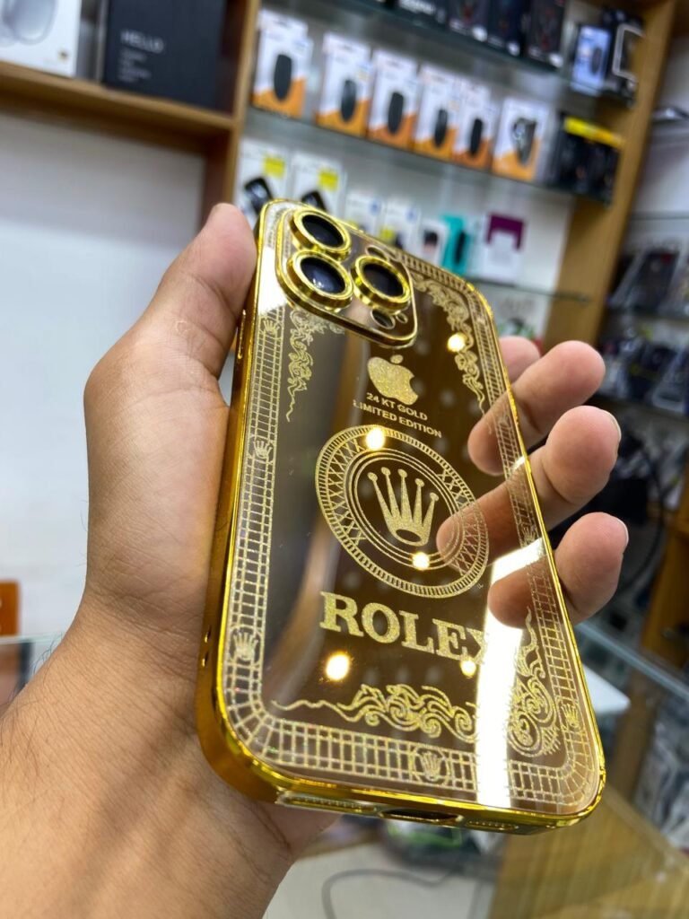 Premium Rolex Style Gold Plated iPhone Case | ClickWrap